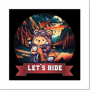 Lets ride Posters and Art